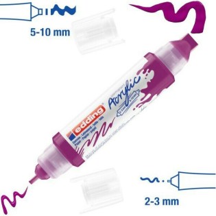 Edding 5400 Ακρυλικός Μαρκαδόρος 3D 2-3mm/5-10mm Berry (01.5400-910)