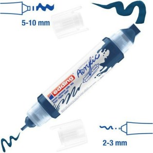 Edding 5400 Ακρυλικός Μαρκαδόρος 3D 2-3mm/5-10mm Elegant Midnight  (01.5400-933)