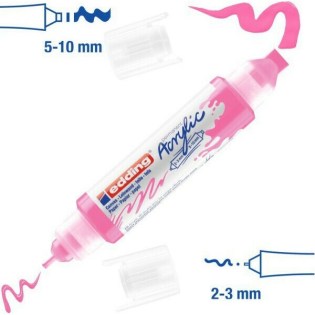 Edding 5400 Ακρυλικός Μαρκαδόρος 3D 2-3mm/5-10mm Fluorescent Pink (01.5400-069)