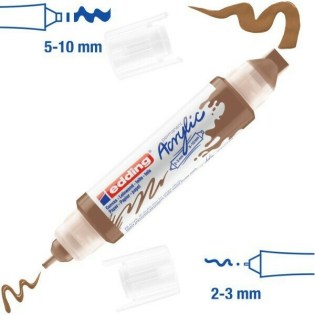 Edding 5400 Ακρυλικός Μαρκαδόρος 3D 2-3mm/5-10mm Hazel (01.5400-919)