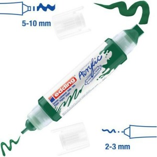 Edding 5400 Ακρυλικός Μαρκαδόρος 3D 2-3mm/5-10mm Moss Green (01.5400-904)