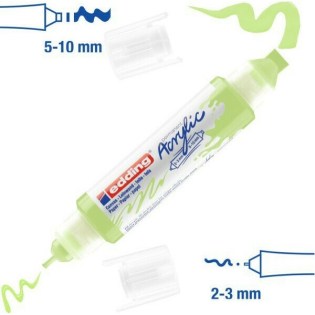 Edding 5400 Ακρυλικός Μαρκαδόρος 3D 2-3mm/5-10mm Pastel Green (01.5400-917)