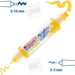 Edding 5400 Ακρυλικός Μαρκαδόρος 3D 2-3mm/5-10mm Traffic Yellow (01.5400-905)