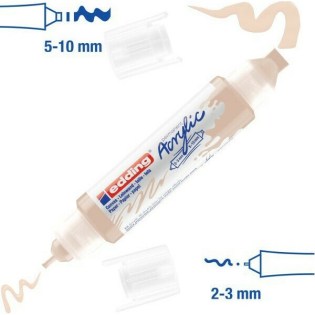 Edding 5400 Ακρυλικός Μαρκαδόρος 3D 2-3mm/5-10mm Warm Beige (01.5400-255)