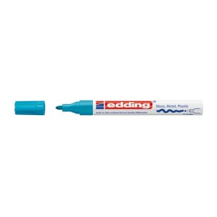 Edding 750 Ανεξίτηλος Μαρκαδόρος Στρογγυλή Μύτη 2-4mm Γαλάζιο (EDD4-750010)