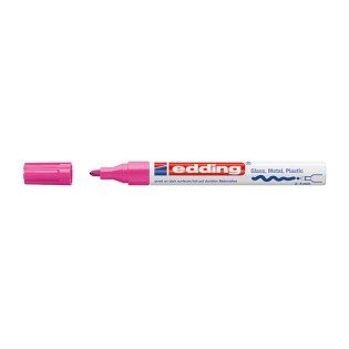Edding 750 Ανεξίτηλος Μαρκαδόρος Στρογγυλή Μύτη 2-4mm Ροζ (EDD4-750009)
