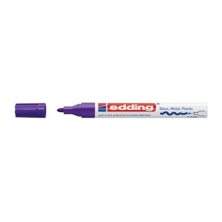 Edding 750 Ανεξίτηλος Μαρκαδόρος Στρογγυλή Μύτη 2-4mm Βιολέ (EDD4-750008)
