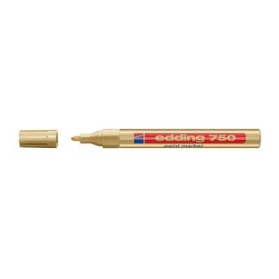 Edding 750 Ανεξίτηλος Μαρκαδόρος Στρογγυλή Μύτη 2-4mm Χρυσό (EDD4-750053)