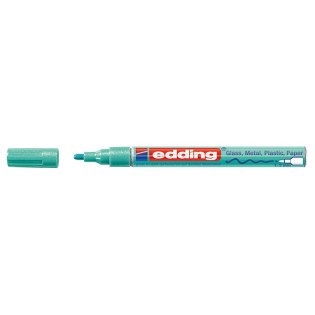 Edding 751 Ανεξίτηλος Μαρκαδόρος Στρογγυλή Μύτη 1-2mm Πράσινο Μεταλλικό (01.751-074)