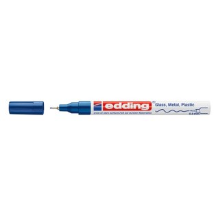 Edding 780 Ανεξίτηλος Μαρκαδόρος Στρογγυλή Μύτη 0.8mm Μπλε (01.780-003)