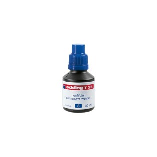 Edding T25 Ανεξίτηλο Μελάνι Μπλε 30ml (T25-003)