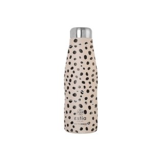 Estia Θερμός Travel Flask Save The Aegean 500ml Leopard Taupe (01-16630)