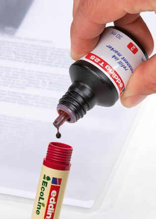 Edding T25 Ανεξίτηλο Μελάνι Μαύρο 30ml (T25-001)