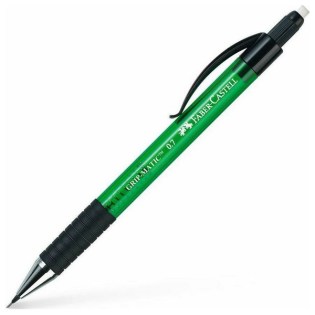 Faber Castell Μηχανικό Μολύβι για Σχέδιο με Γόμα Grip Matic 0.7mm Green (137763)