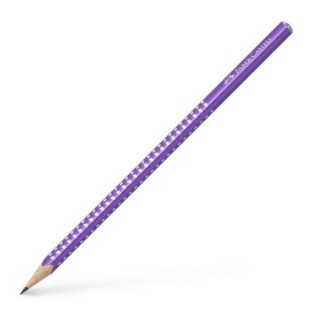 Faber Castell Sparkle ΙΙ Grip Μολύβι Μεταλλικό Μωβ Β (182047)