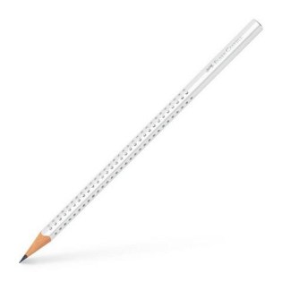 Faber Castell Sparkle ΙΙ Grip Μολύβι Λευκό Β (182368)