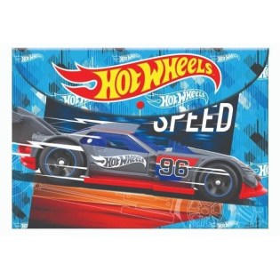 Φάκελος με Κουμπί Πλαστικός Α4 Gim Hotwheels (349-24580)