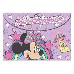 Φάκελος με Κουμπί Πλαστικός Α4 Gim Minnie (340-51580)