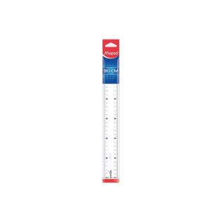 Χάρακας Maped Cristal 146 Διαφανής 30cm (146119)