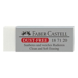 Γόμα Faber Castell Dust Free Λευκό (187120)