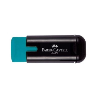Γόμα με Ξύστρα Faber Castell Combi Τυρκουάζ(183706)