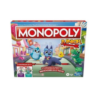 Hasbro Επιτραπέζιο Παιχνίδι Monopoly Junior (Ελληνική Γλώσσα) (F8562)