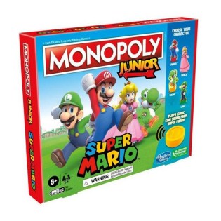 Hasbro Επιτραπέζιο Παιχνίδι Monopoly Junior Super Mario (Ελληνική Γλώσσα) (F4817)