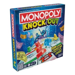 Hasbro Επιτραπέζιο Παιχνίδι Monopoly Knockout (Ελληνική Γλώσσα) (F8995)