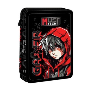 Κασετίνα Διπλή Γεμάτη Must Gamer (586330)