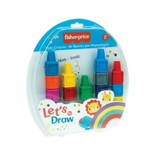 Κηρομπογιές Δακτύλων Fisher Price Ηλικίας 3+ με 13 Χρώματα (321-00003)