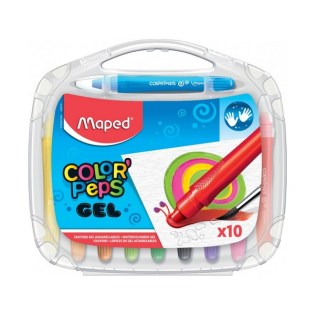 Κηρομπογίες Gel Maped 10 Χρώματα (836310)
