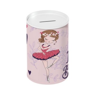 Κουμπαράς Μεταλλικός 10x15cm Must I Love Ballet (586485)