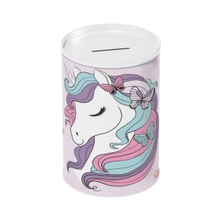 Κουμπαράς Μεταλλικός 10x15cm Must Unicorn (586485)