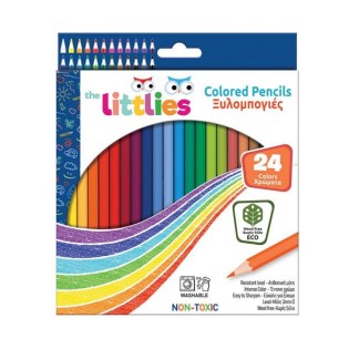 Ξυλομπογίες The Littlies Wood Free 24 Χρώματα (646757)