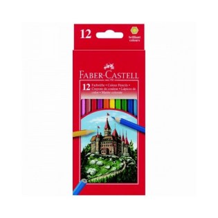 Ξυλομπογιές Faber Castell 12 Χρωμάτων (120112)