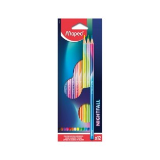 Ξυλομπογιές Maped Color Peps Nightfall 12 Χρώματα (831700)