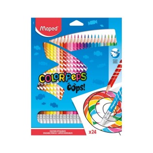 Ξυλομπογιές Maped Color Peps Oops 24 Χρώματα (832824)