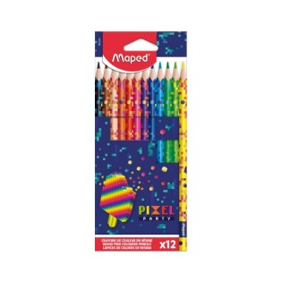 Ξυλομπογιές Maped Color Pixel 12 Χρώματα (832204)