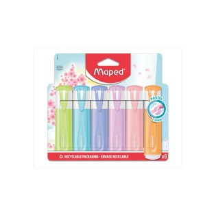 Maped Fluo Peps Classic Pastel Υπογραμμιστής σε Blister 6 Χρώματα (742511)