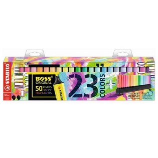 Μαρκαδόροι Υπογράμμισης Stabilo Boss 70/23 Deskset 23τμχ 3-5mm