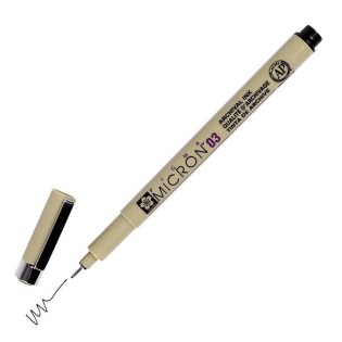 Μαρκαδόρος Σχεδίου Sakura Pigma Micron 03 0.35mm Μαύρος (XSDK03-49)