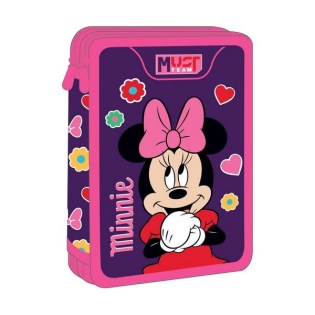 Minnie Cutie Κασετίνα Διπλή Γεμάτη Must (565161)
