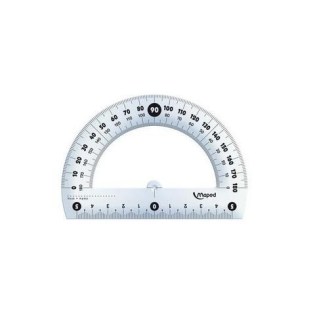 Μοιρογνωμόνιο Maped Cristal 146 Διαφανής 12cm 180° (146134)