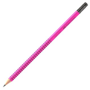 Μολύβι Faber Castell Grip 2001 με Γόμα Ροζ ΗΒ (771110)