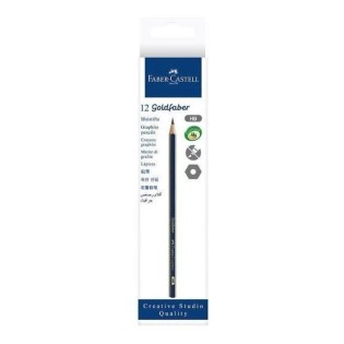 Μολύβια Faber-Castell Goldfaber HB Blue/Gold 12τεμ. (112500)