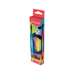 Μολύβια Maped Energy HB με Γόμα κουτί 12 τεμ (852001)