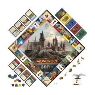 Hasbro Επιτραπέζιο Παιχνίδι Monopoly Harry Potter - A Magical Adventure at Hogwarts (Ελληνική Γλώσσα) (F9422)
