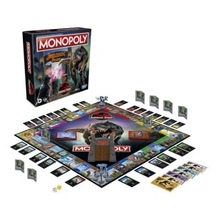 Hasbro Επιτραπέζιο Παιχνίδι Monopoly Jurassic Park (Ελληνική Γλώσσα) (F1662)