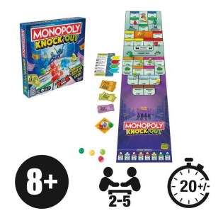 Hasbro Επιτραπέζιο Παιχνίδι Monopoly Knockout (Ελληνική Γλώσσα) (F8995)