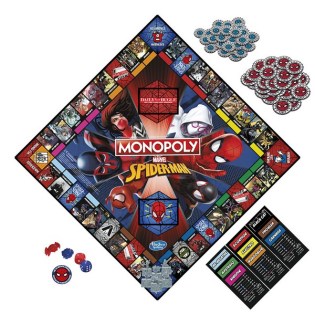 Hasbro Επιτραπέζιο Παιχνίδι Monopoly Marvel Spider-Man (Ελληνική Γλώσσα) (F3968)